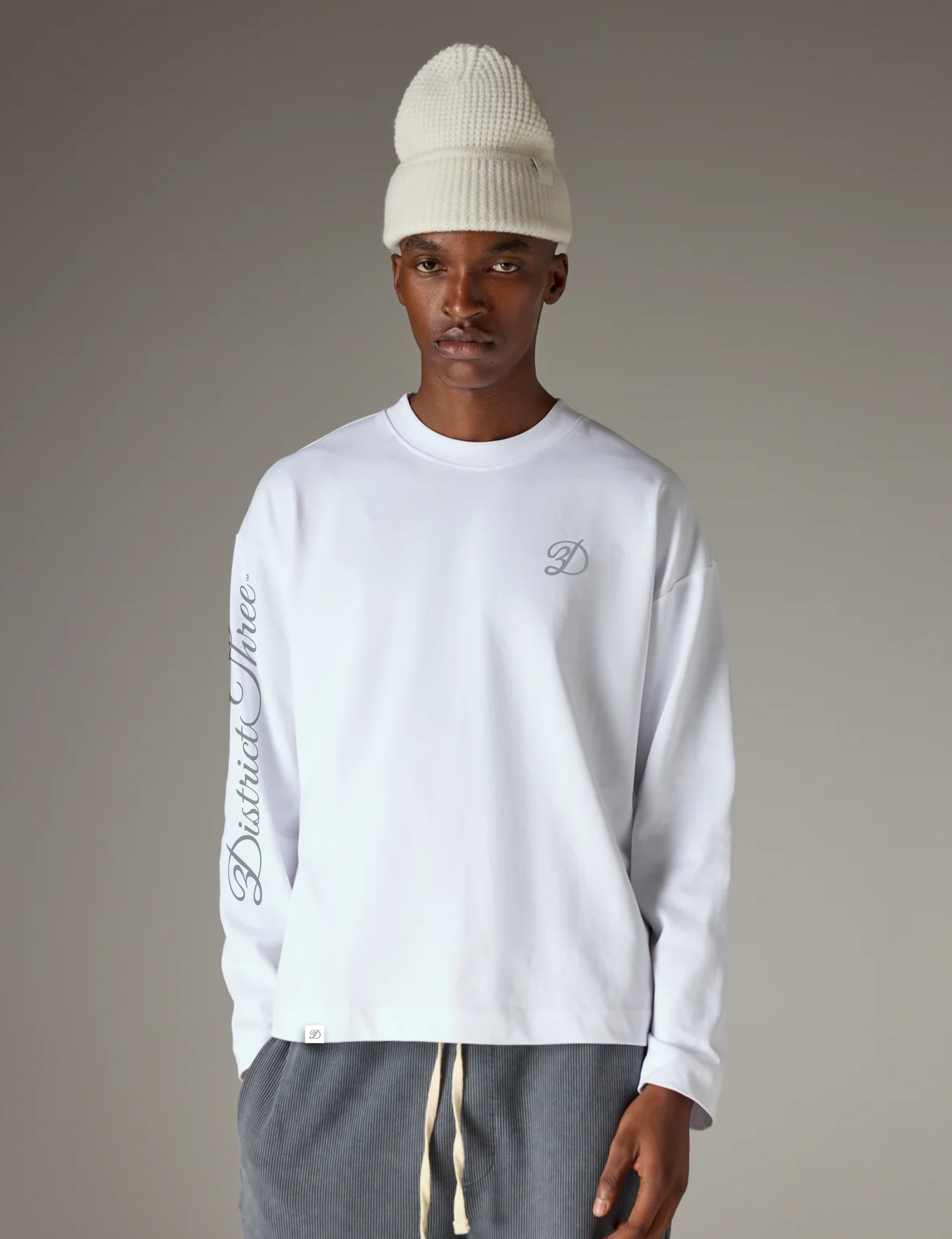 D3 White Long Sleeve